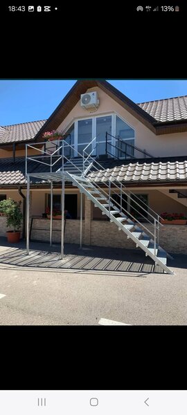 Vand scari metalice zincate