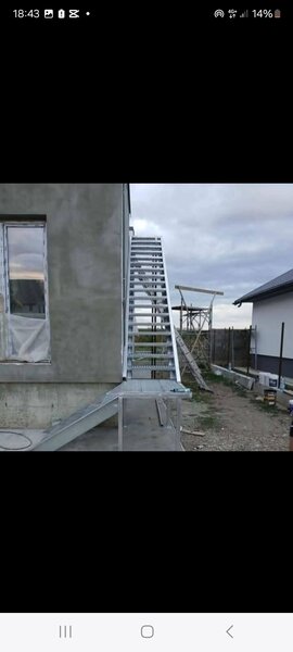 Vand scari metalice zincate