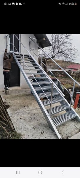 Vand scari metalice zincate